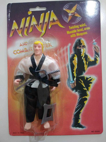 Ninja Warrior Retro Bootleg Tipo Karate Kid 02 No Motu