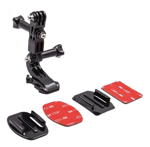 Base Adhesiva Para Gopro En Casco, Codo Flexible Tornillo