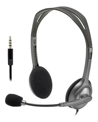 Auriculares Con Vincha Logitech H111 Negro Con Micrófrono