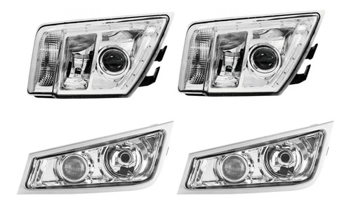 Opticas Y Faros Auxiliares Jgo P/volvo Fh/fm 12 2009 Imp