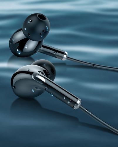 Audífonos Intraurales Bluetooth 5.0 Con Cuello Inalámbrico Color Negro