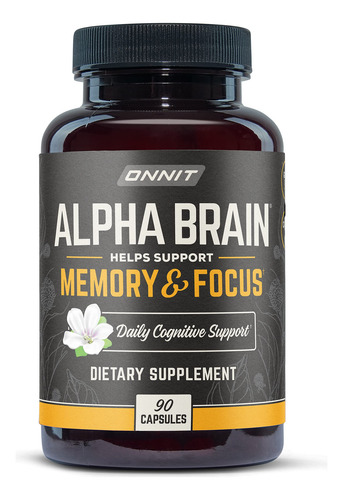 Suplemento Nootrópico Premium Nootrópico Onnit Alpha Brain 9