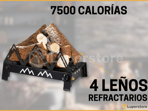 Estufa Hogar Calefactor Kamin Kompakt Y Fogon Atek 7500 C