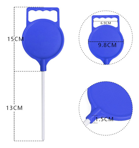 Marcador De Posición De Pelota De Golf Con , Marcador Azul