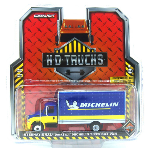 Miniatura Caminhão Baú Internacional Michelin Greenlight 164