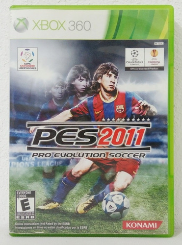 Pes 2011 Pro Evolution Soccer Apenas Capa + Manual Xbox 360