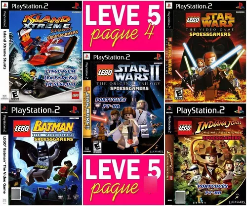 Lego Ps2 Coleção (8 Dvds) Alguns Português Legendas Patch