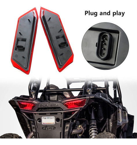 Listón Trasero Led T1 For Polaris Rzr Turbo 1000 Xp 900 S 2