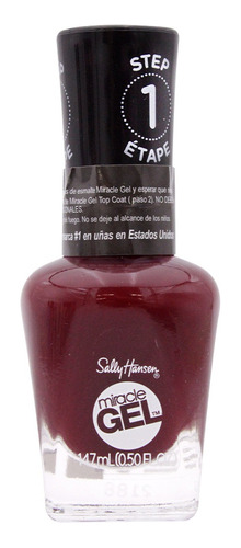 Esmalte Sallyhansen Miracle Gel Vino 474 Can´t Beet Royalty