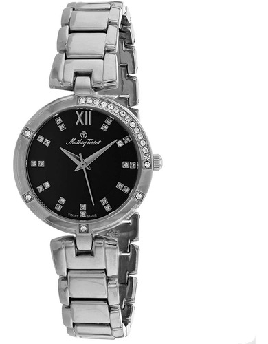 Reloj Mujer Matthey- D2583an Cuarzo Pulso Plateado Just Watc