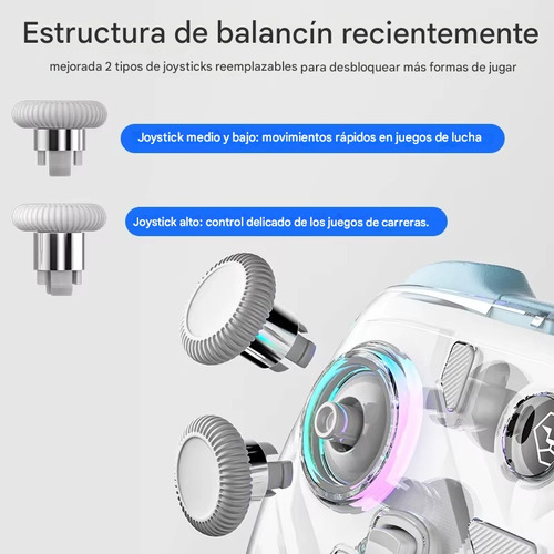 Control Joystick Aolion Eva 4 K10 + Base De Carga