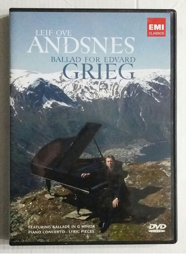 Dvd Leif Ove Andsnes Ballad For Edvard Grieg - Musica Clasic