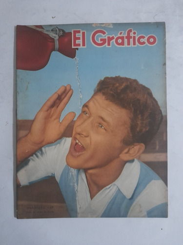 El Grafico 1964 Vladislao Cap , Lamina Ernesto Blanco 