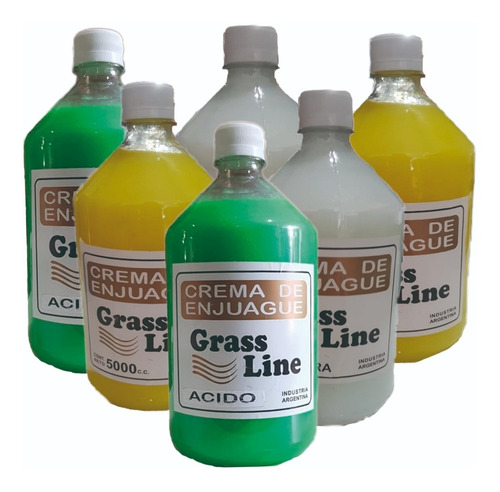 Imagen 1 de 2 de Acondicionador/crema De Enjuague Grass Line Almendras X 1l