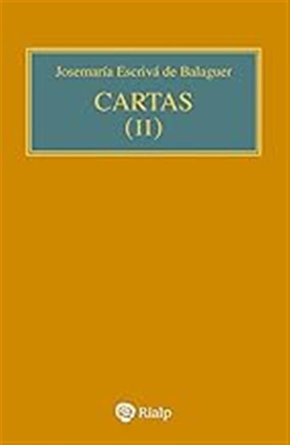 Cartas Ii. Edición Bolsillo (libros De Josemaría Escrivá De 