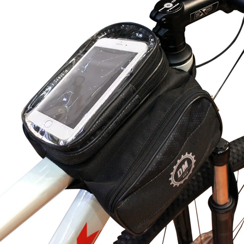 Bolso Porta Celular Bicicleta Tactil C/ Alforjas 4 Bolsillos