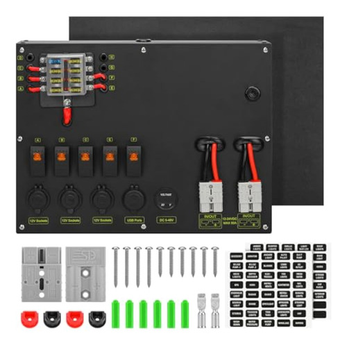 Briidea 12/24v Camping Electrical System Centre Battery