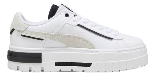 Tenis Puma Mayze Crashed Blanco Para Mujer 392495 02