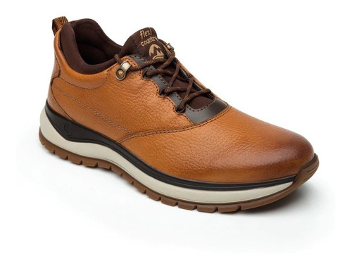 Zapato Caballero Outdoor Flexi Country Dark Tan 401001