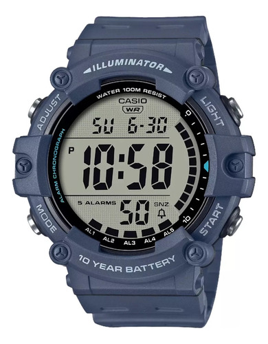 Reloj Casio Hombre Ae-1500wh-2av, Pantalla Jumbo, W.r.