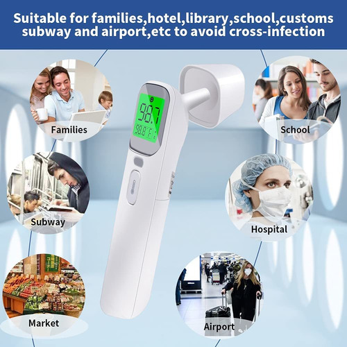 Forehead And Ear Thermometer, Non Contact Infrared Thermomet