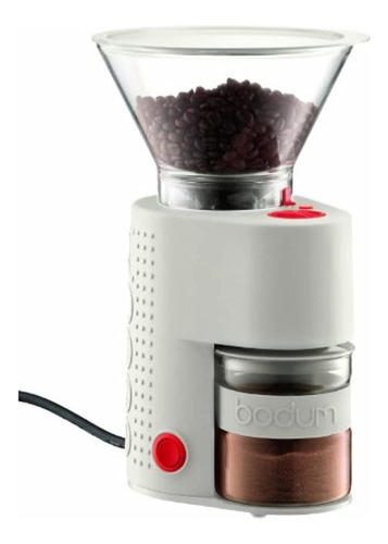 Molino De Cafe Electrico Con Cuchillas Bodum Bistro, Blanc