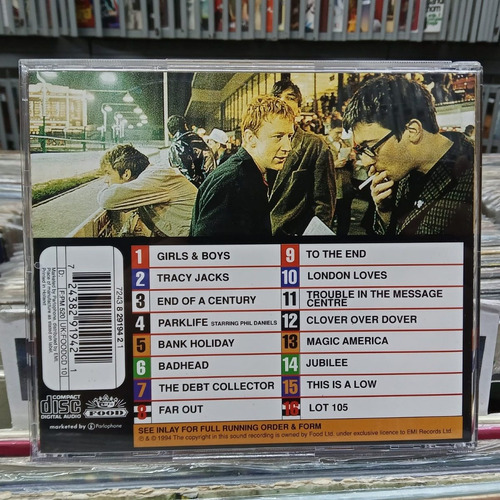 Imagen 2 de 2 de Blur - Parklife Cd 1994 Paises Bajos La Cueva Musical