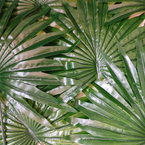 Palmeira Artificial Coqueiro Leque Rafia Areca Sem Vaso