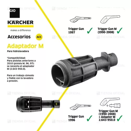 Adaptadores para accesorios Kärcher