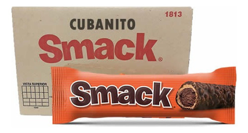 Cubanito Smack Chocolate Relleno Mousse 27 Gr Caja X 48 Unid