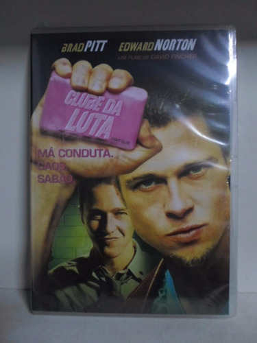 Dvd Clube Da Luta - Original - Lacrado 