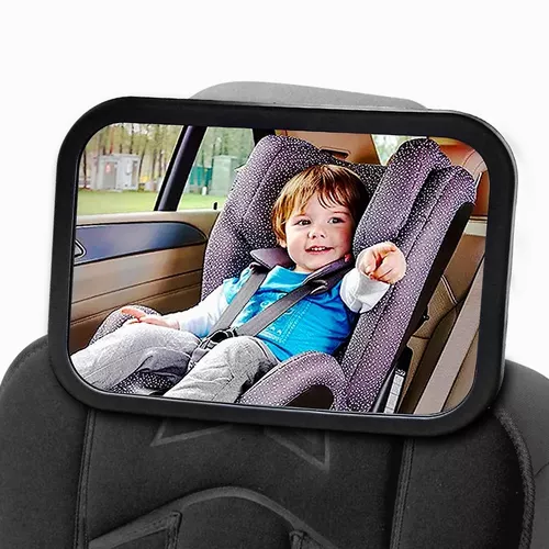 Espejo retrovisor para asiento trasero de coche, espejo de bebé para  respaldo de coche, visión fácil