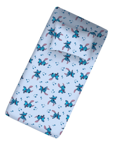 Jogo De Cama Infantil Solteiro Lilo Stitch Disney