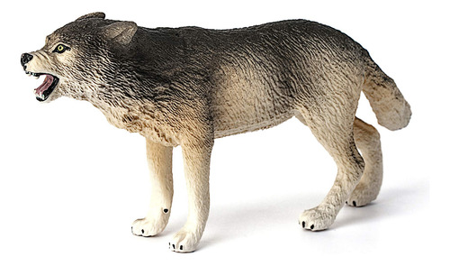 Figura Lobo Gris Schleich Wild Life Juguete Para Niños