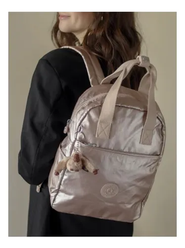 Mochila Kipling Siva Color Quartz Metallic | MercadoLibre