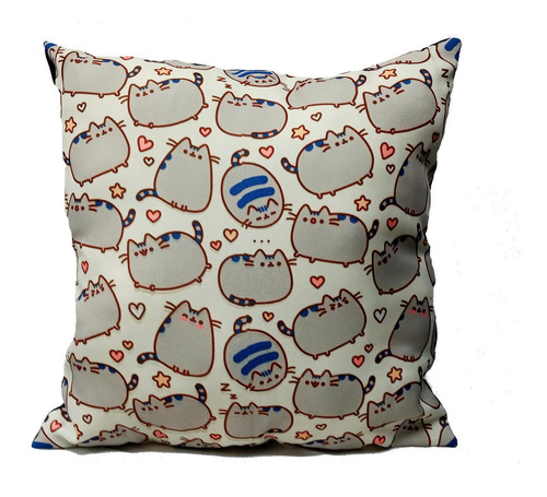 Almohadon Gatos Pusheen Amor