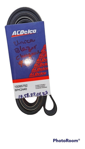 Correa Unica Blazer Cheyenne 6pk2440 Acdelco