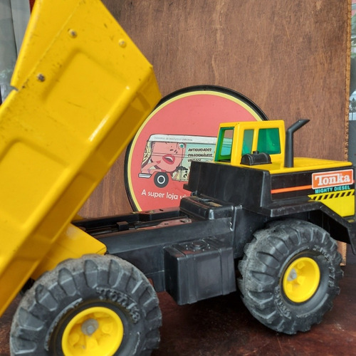 Tonka Brinquedo Antigo Caminhão Caçamba De Ferro 1993