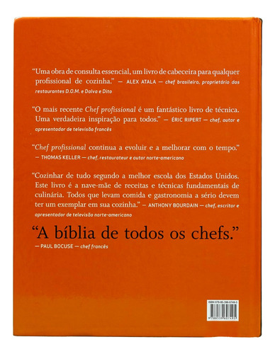 Chef Profissional Capa Dura - Senac São Paulo; 9ª Edição