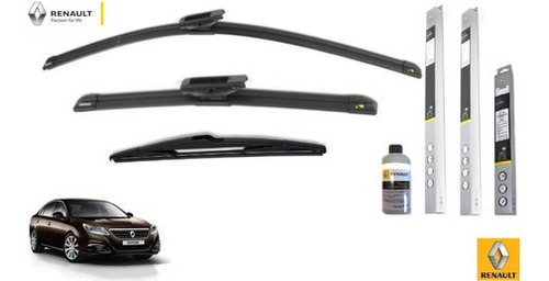 Kit 3 Plumas Wiper Limpiabrisas Renault Safrane 2011 Origina