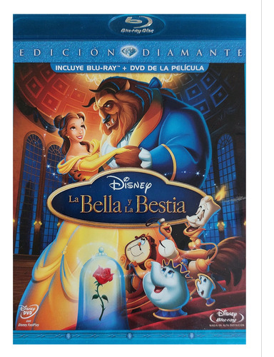 La Bella Y La Bestia Edición Diamante Blu-ray + Dvd 3 Discos