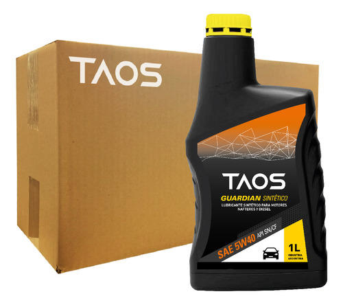 Aceite Taos Sintetico 5w-40 1 Lt (caja De 12 X 1 Lt)