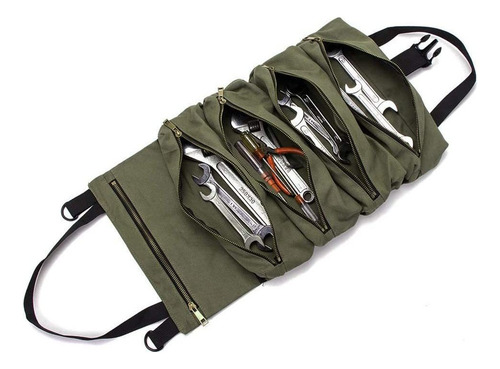 Super Roll Tool Roll,multi-purpose Roll Up Tool Bag, Wrench