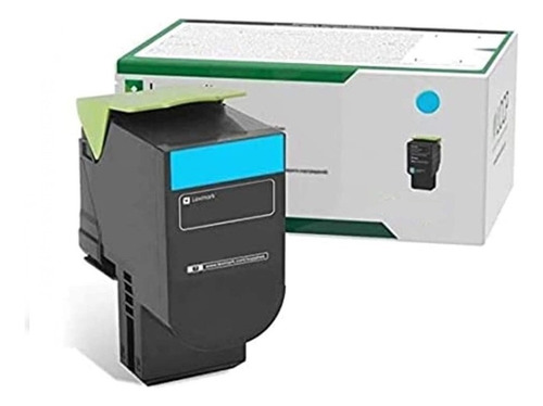 Tóner Lexmark 78c4xc0 Extra Alto Rendimiento Cian, 5000 Pág