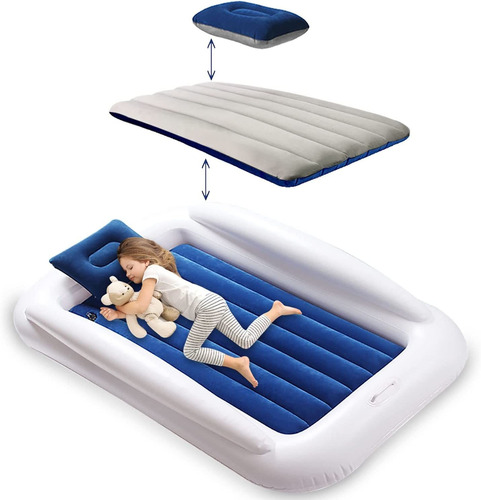 Cama De Viaje Todder, Cama Inflable Portátil Para Niños |...