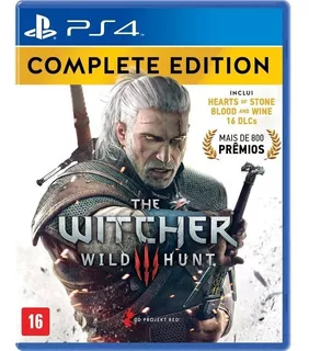 The Witcher 3 Wild Hunt Complete Edition Cd Ps4 Físico Usado