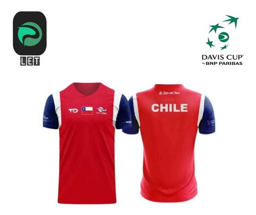 Polera Tenis Oficial Copa Davis Chile 2021