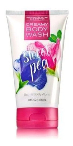 Bath Body Works Sweet Pea Creamy Body Wash 8 Onzas