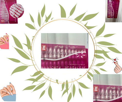 Uñas postizas cuadradas con punta rápida, 240 unidades, Soft Gel Nails