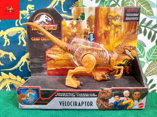 Jurassic World Velociraptor Tigre Savage Strike 